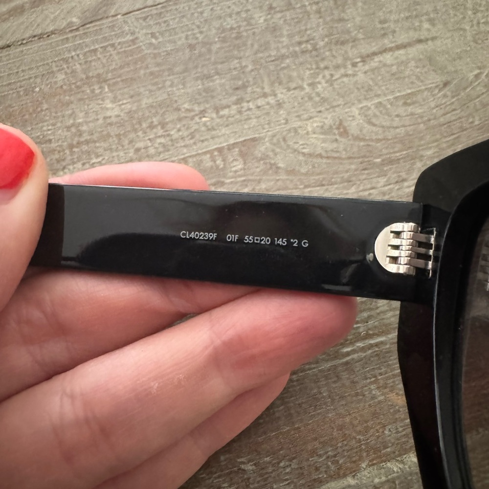 Brand New Celine Black Oversized Sunglasses - Picture 8 of 8